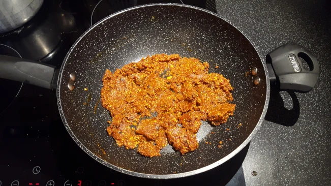 cashew nuts mixed with spices