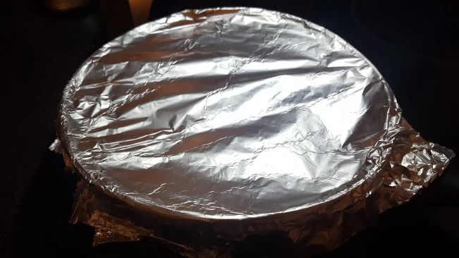 foil covered pan