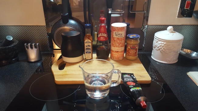 ingredients for chilli sauce