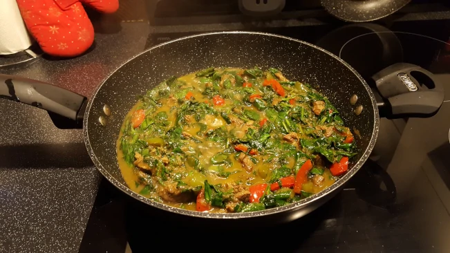 spinach cooked